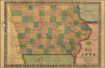 1855 Iowa Rail map thumbnail link