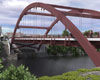 U.S. 65 (Oak Street) bridge over the Iowa River