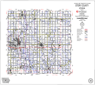 Story County map image