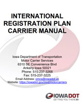 Iowa IRP Manual