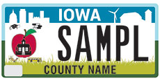 Education license plate