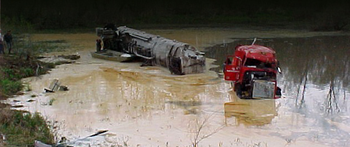 Petroleum Spill, Tanker Truck Accident