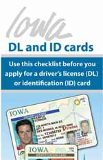 Iowa DL/ID Checklist brochure