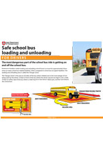 Safe school bus loading and unloading - Drivers