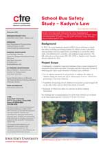 School Bus Safety Study – Kadyn’s Law - tech transfer summary
