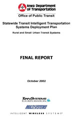 Statewide Transit Intelligent Transportation Systems Deployment Plan: Rural and Small Urban Transit Systems