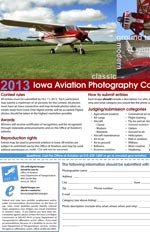 Aviation photography contest brochure
