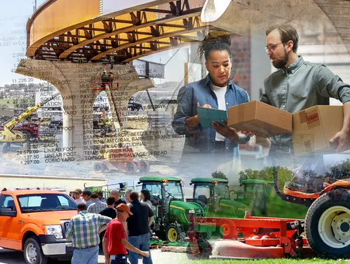 Procurement and auction collage