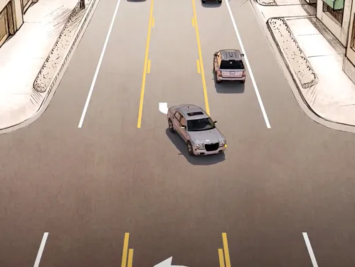 4 to 3 Lane Conversion