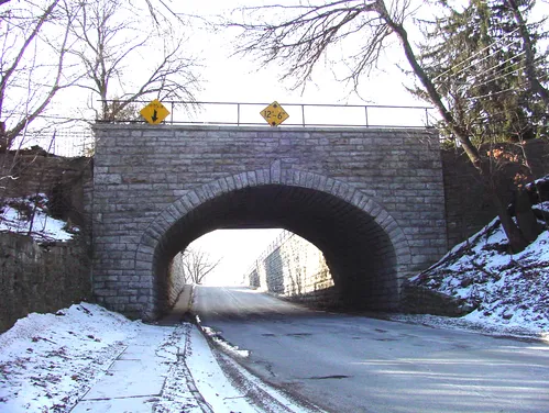 Photo of the Ash Street Overpass in Des Moines County, Iowa
