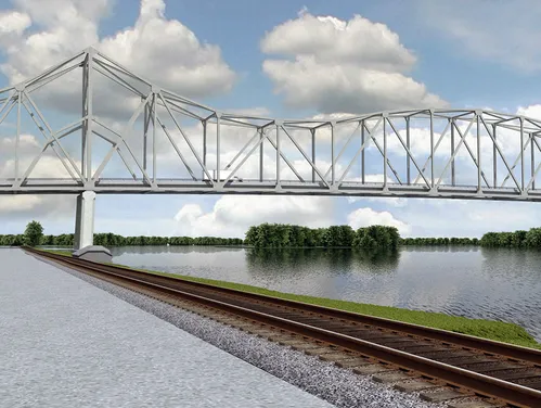 Lansing Bridge rendering