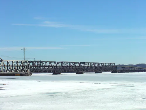 The Ft. Madison Bridge over the Mississippi River