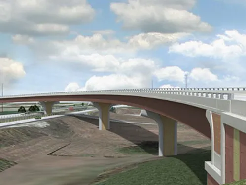 Flyerover Bridge in Ames