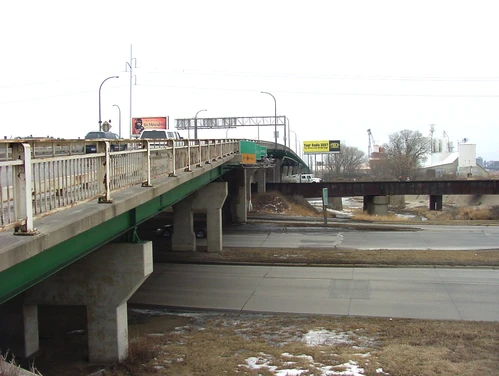 Photo of the Gordon Drive Viaduct in Woodbury County, Iowa