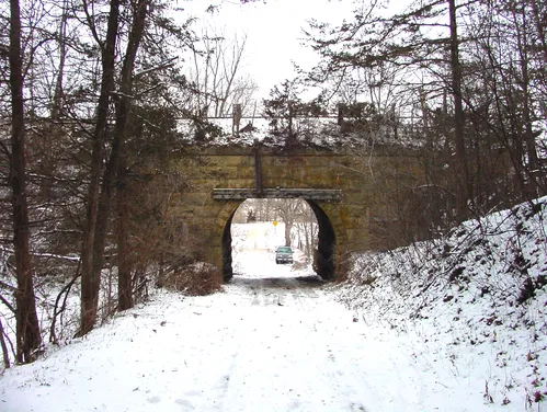 Photo of the Hawkeye Street Underpass in Floyd County, Iowa