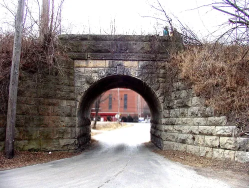 Photo of the IANR Railroad Underpass in Linn County, Iowa