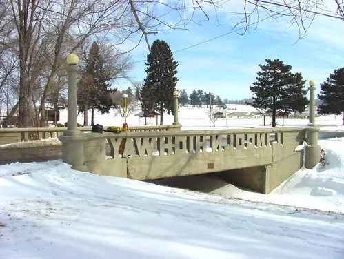 Photo of the Lincoln Highway Bridge in Tama County, Iowa