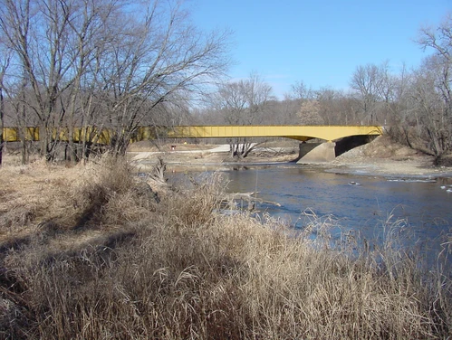 Photo of the Matsell Bridge in Linn County, Iowa