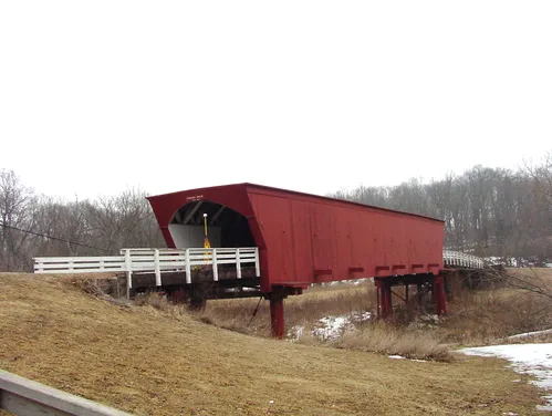 Photo of the Roseman Bridge in Madison County, Iowa