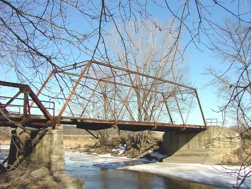 Photo of the Skunk River Bridge in Story County, Iowa