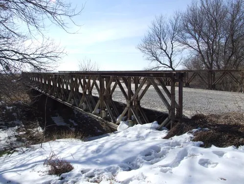 Photo of the Thurman Corporate Line Rd. Bridge in Fremont County, Iowa