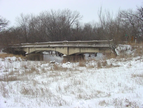 Photo of the Herrold Bridge in Polk County, Iowa.