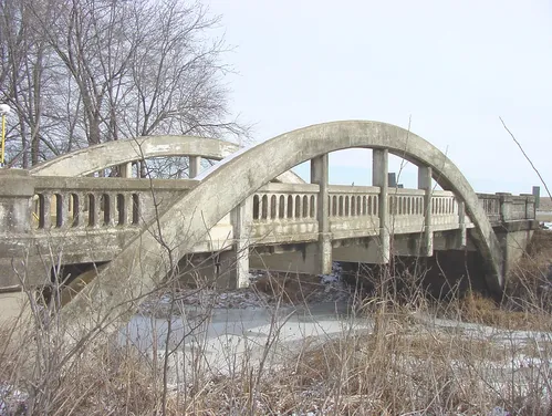 Photo of the Squaw Creek Bridge II in Boone County, Iowa.