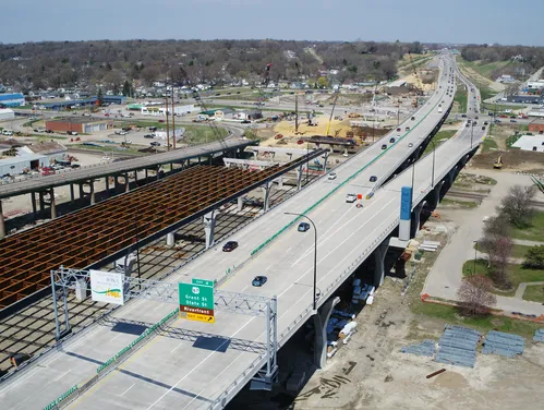 Interstate 74 bridge project.
