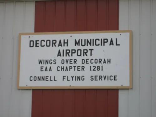 Decorah Municipal Sign