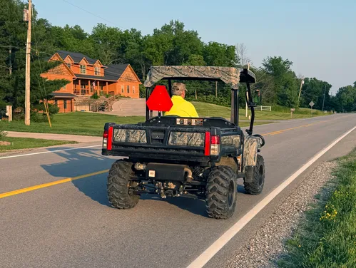 UTV on public road
