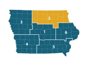 District 2 location map