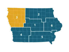 District 3 location map
