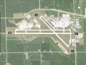 Eastern Iowa Airport Aerial