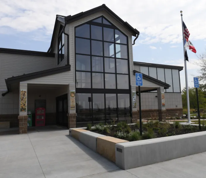 The Loess Hills rest area, west of Glenwood, Iowa