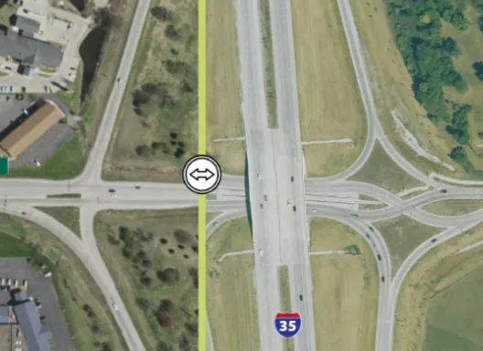 See Before/After Example:  I-35 & 1st Street - Ankeny, IA