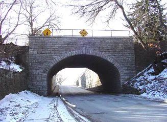 Photo of the Ash Street Overpass in Des Moines County, Iowa