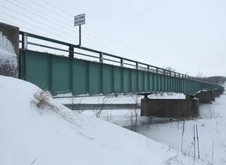 Photo of the CR F44 Bridge in Cedar County, Iowa