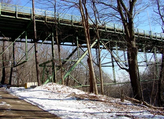 Photo of the Cascade Bridge in Des Moines County, Iowa
