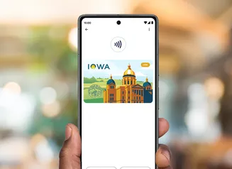 Sample of Iowa Mobile ID in Google Wallet on Android Phone 