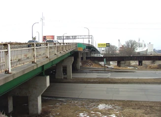 Photo of the Gordon Drive Viaduct in Woodbury County, Iowa