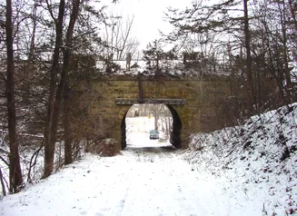 Photo of the Hawkeye Street Underpass in Floyd County, Iowa