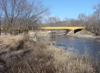 Photo of the Matsell Bridge in Linn County, Iowa