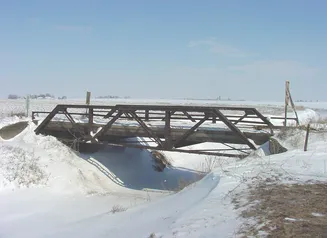 Photo of the Olympic Avenue Bridge in Carroll County, Iowa