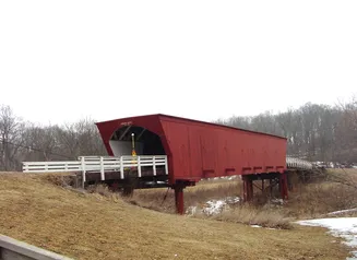 Photo of the Roseman Bridge in Madison County, Iowa