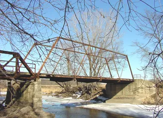 Photo of the Skunk River Bridge in Story County, Iowa