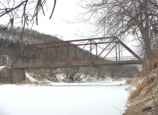Upper Iowa River bridge