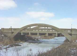 Photo of the Beaver Creek Bridge III in Boone County, Iowa.