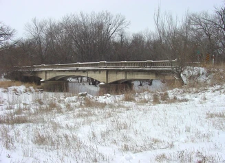 Photo of the Herrold Bridge in Polk County, Iowa.