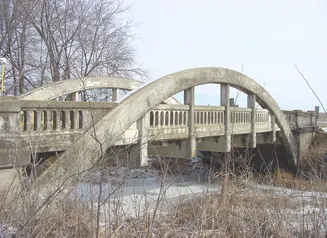 Photo of the Squaw Creek Bridge II in Boone County, Iowa.