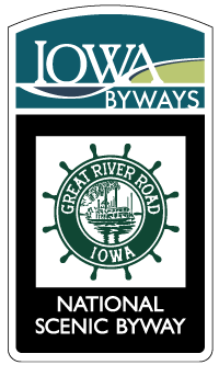 Great River Road Sign